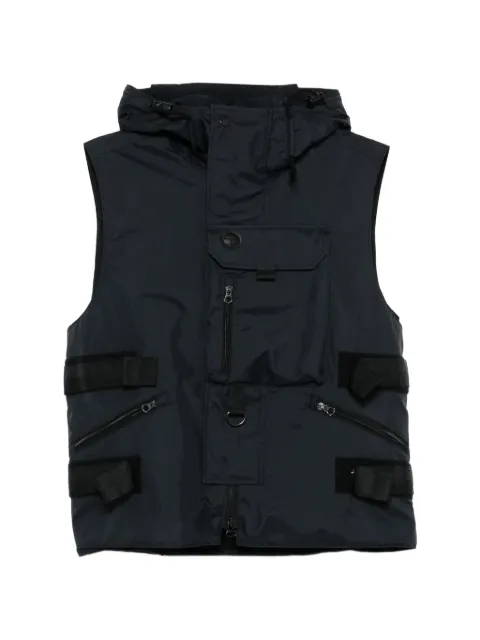 Junya Watanabe MAN zip-fastening gilet Blue WOV901