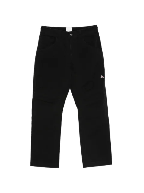 ROA Crimp Shaped cotton trousers Grey YBMW053FA49