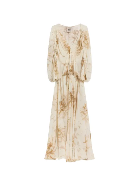 Semicouture Veronica dress Neutrals Y6SS16FLW57