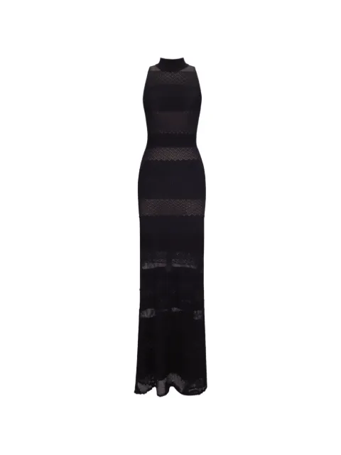 Gemy Maalouf halter-neck maxi dress Black GMS237016LD