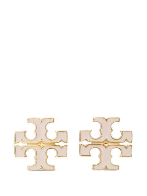 Tory Burch small Icon enamel stud earrings Gold 177397