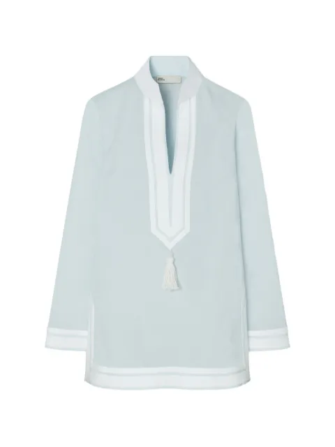Tory Burch cotton Tory tunic Blue 83308