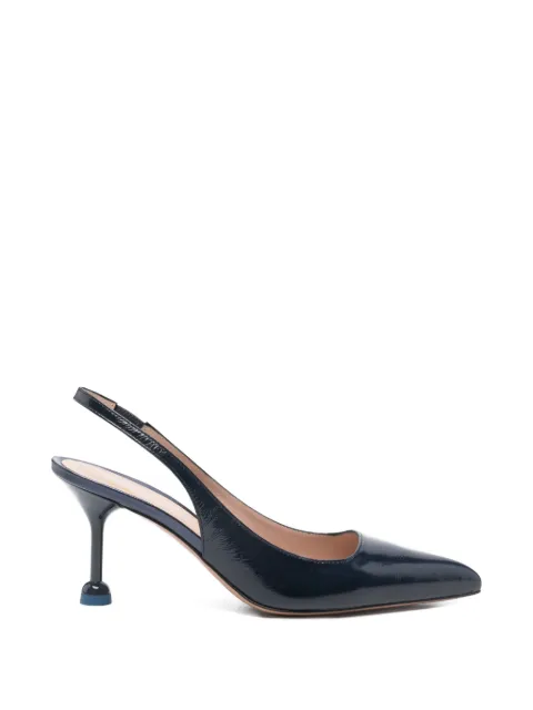 Festa Milano Fannys leather pumps Blue FANNYS