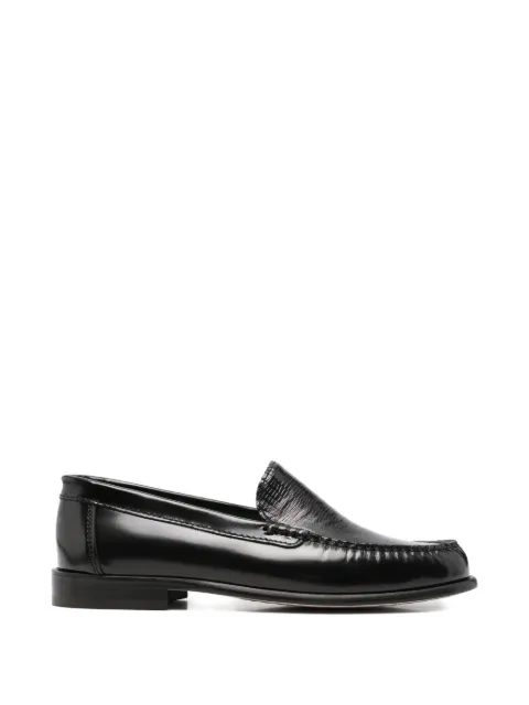 VINNY'S textured-detail loafers Black 16301999