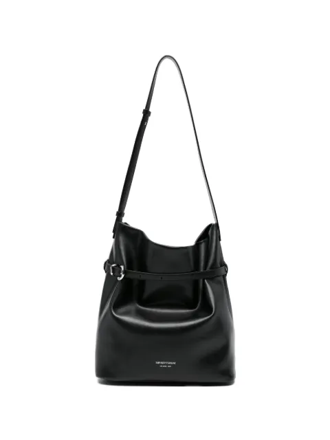 Emporio Armani buckle strap bucket bag Black EW004751AF13383