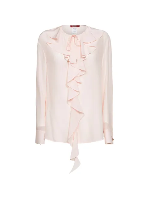 Max Mara Epica ruffled shirt Pink 2616111031600