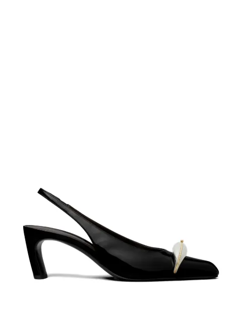 Tory Burch pierced slingback heel Black 180923