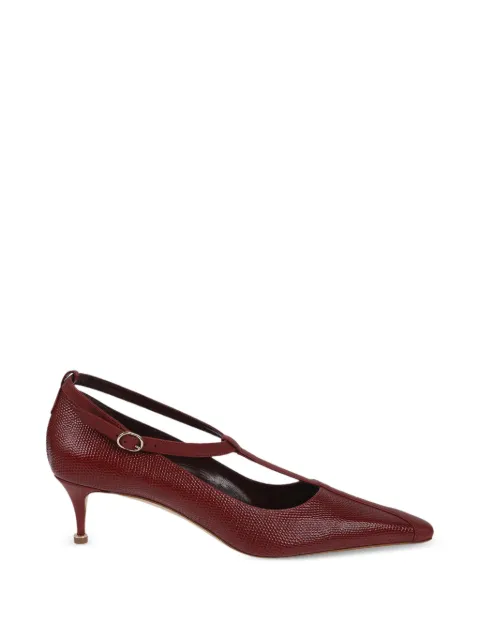 Manolo Blahnik t-strap pumps Red 42521280001