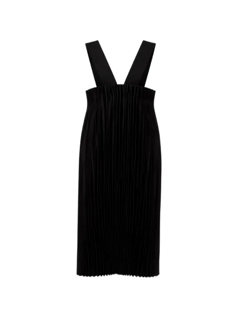 Comme Des Garçons pleated midi dress Black GPA004