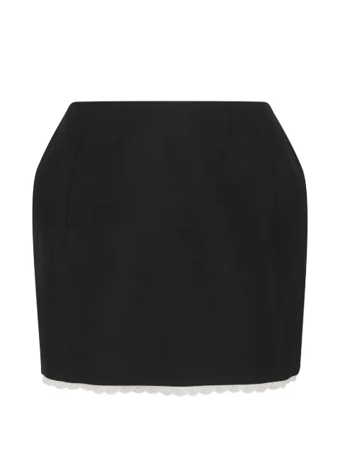 Magda Butrym lace trim skirt Black 218426