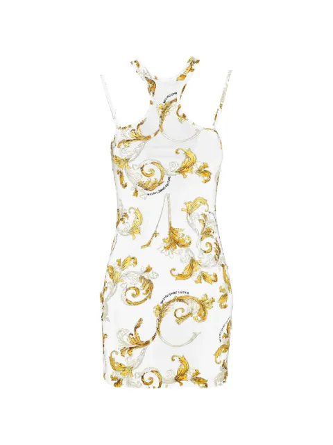 Versace Jeans Couture couture-print mini dress White 78HAO914JS470