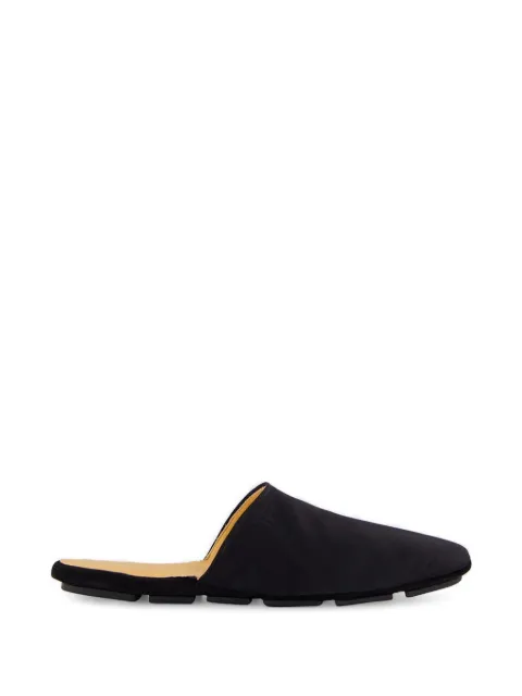 TOM FORD flat leather slippers Black W3840TSA001NNAA