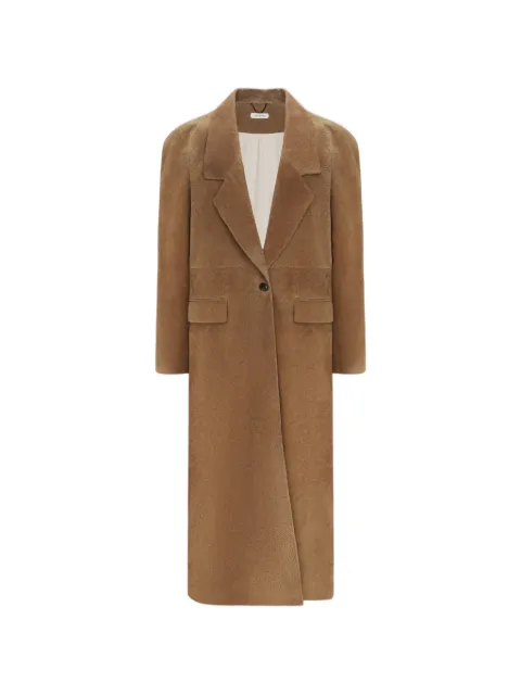 The Mannei button-up coat Brown AW25177