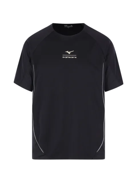 Mizuno mesh panel piping T-shirt Black D2EAD09909