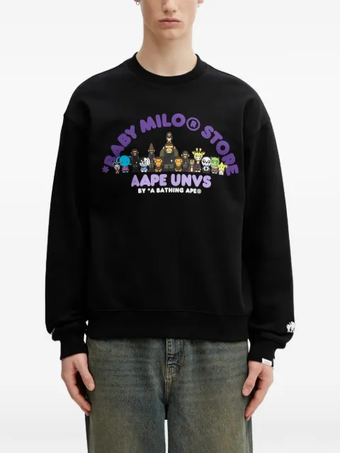 AAPE BY *A BATHING APE® x Baby Milo Store AAPEUNVS sweatshirt Black AAPSWM9794XXP