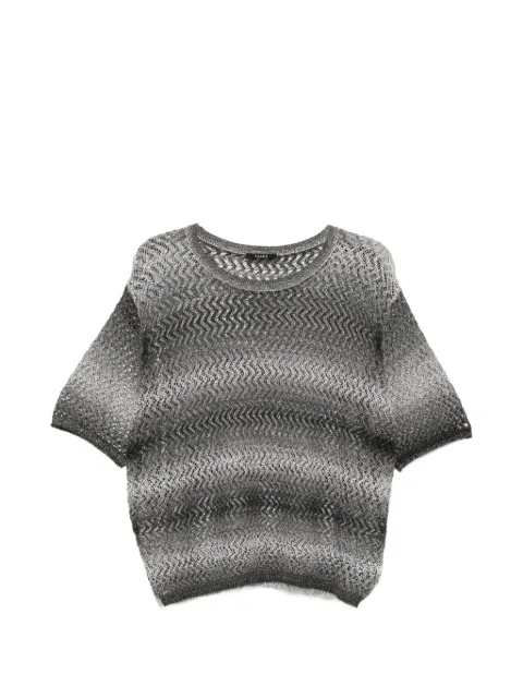 Taakk gradient-effect T-shirt Grey TA26SSKN047