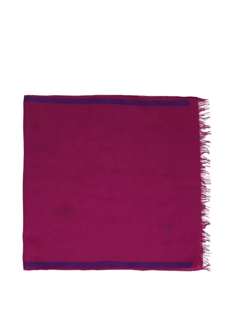 Mila Schon Vintage striped-detail scarf Pink WCV130320256910