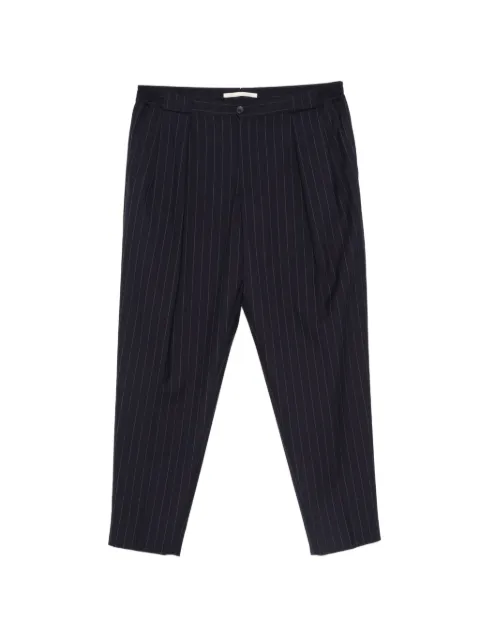 Briglia 1949 Portobellos pinstripe pleated trousers Blue 300182