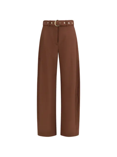 PINKO trousers with belt Brown 106492A2W6