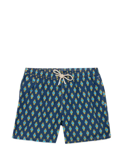 MC2 Saint Barth Micro Fantasy swim shorts Blue LIG0003