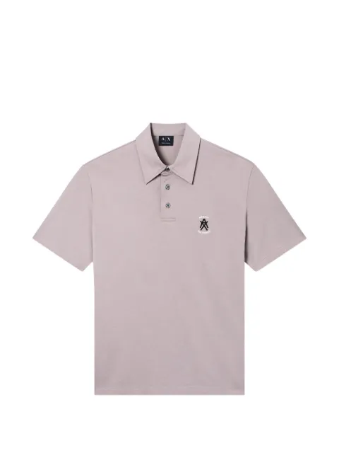 Armani Exchange button polo shirt Grey XM002209AF10364