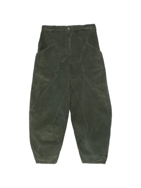 Henrik Vibskov corduroy panelled trousers Green AW23KEYF502