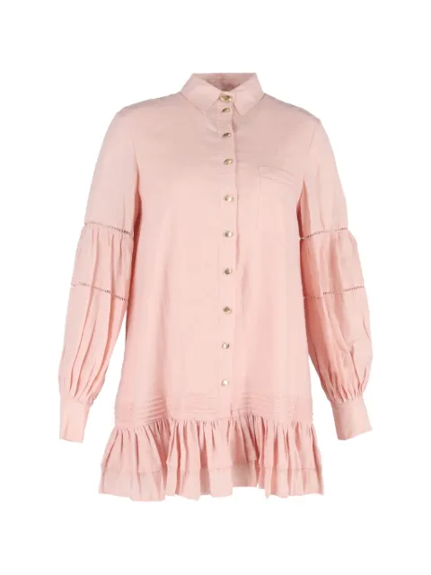 Aje lotus ruffle mini dress Pink RFCPUGBCL679900W