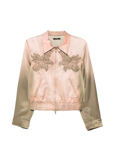 Taakk appliqué jacket Pink TA26SSBL101