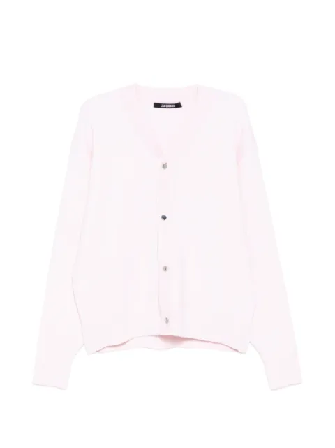 Jacquemus The Doppio cardigan Pink CDM00292CK00185