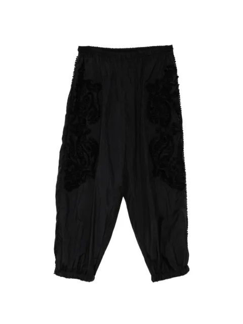 Taakk ruffled trousers Black TA26SSPT008