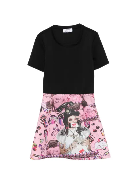 The Artistylist short-sleeve mini dress Black PINKLADIESNEWDRESS