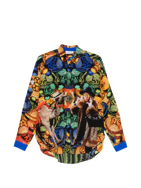 The Artistylist Camel printed shirt Orange CAMELSHIRT