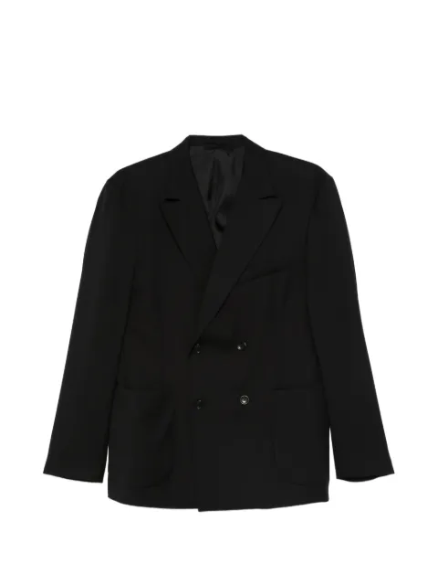 SEVEN GAUGE double-breasted pocket blazer Black BLZ0025