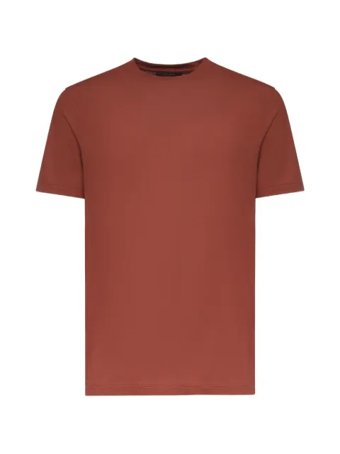 Zanone crew-neck T-shirt Brown 815214ZG380