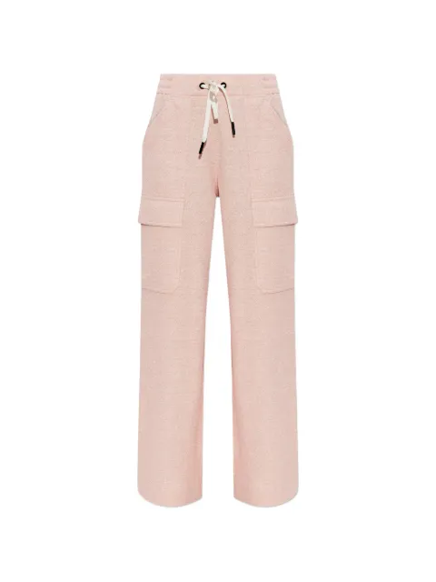 Moncler Grenoble drawstring cargo trousers Pink L10988H0000489BDE