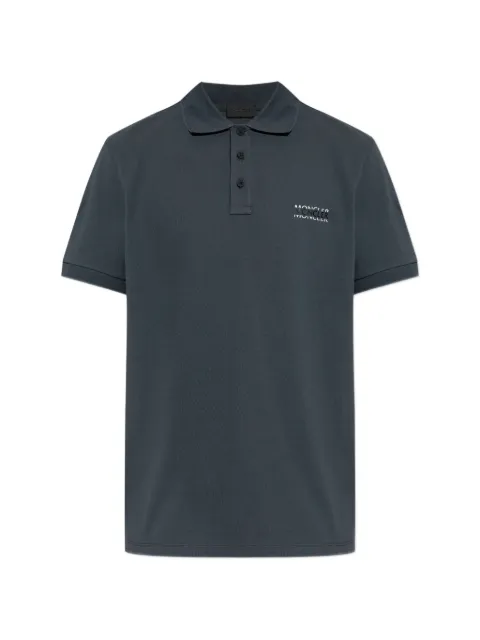 Moncler logo-detail polo shirt Grey L10918A0000989A16