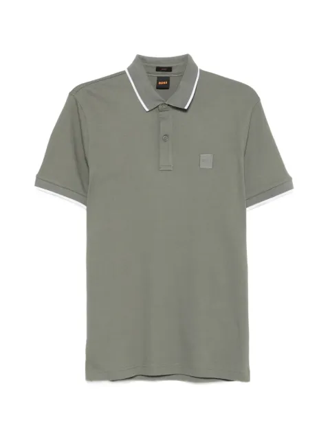 BOSS short-sleeve pique polo shirt Green 50507699