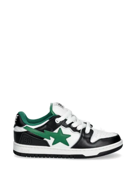 A BATHING APE® star-embellishment sneakers White 001FWL302310L