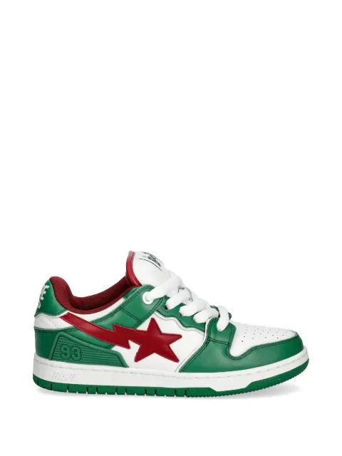 A BATHING APE® star-embellishment sneakers White 001FWL302310L