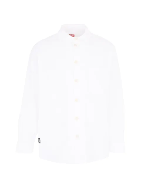 Kenzo chedst-pocket shirt White FG55CH4049LX