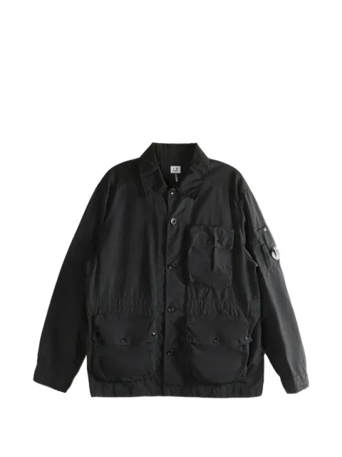 C.P. Company buttoned multi-pocket jacket Black 20CMOW015A005991G999