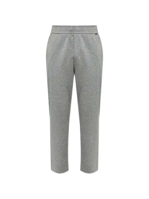 Moncler logo-patch track pants Grey L10918H0000789B5F
