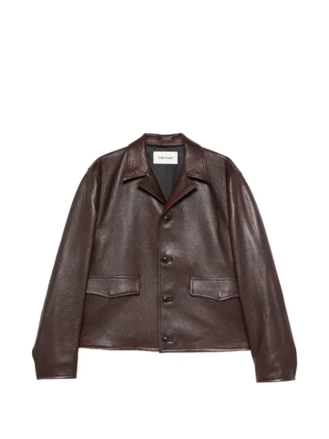TONYWACK notched-lapel flap-pockets jacket Brown BF12LJ001