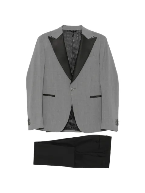 Brian Dales peak-lapel single-breasted suit Grey G240RJK4280