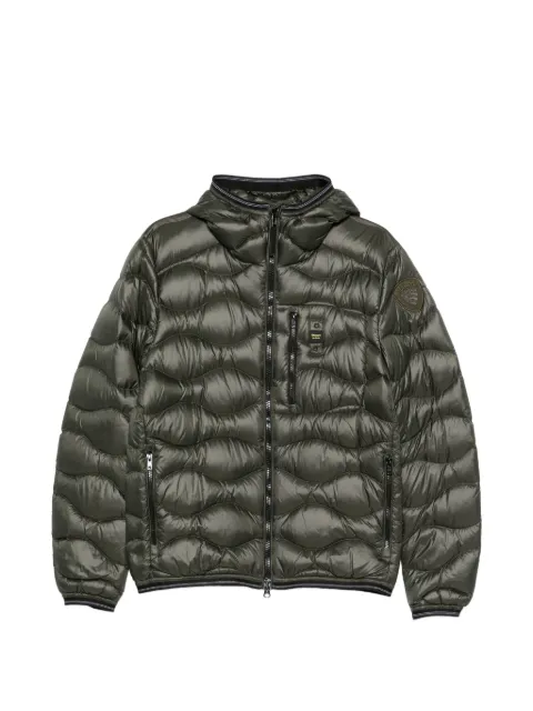 Blauer wave-quilted hooded jacket Green 20WBLUC03099678