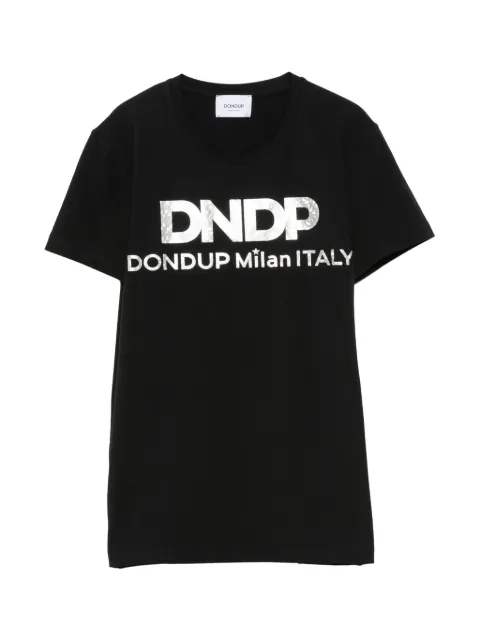 DONDUP logo-print cotton T-shirt Black US221JS0125UZC4