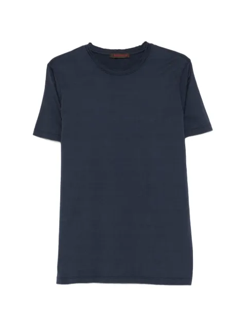 Jeordie's raw-edge short-sleeve cotton T-shirt Blue 80650