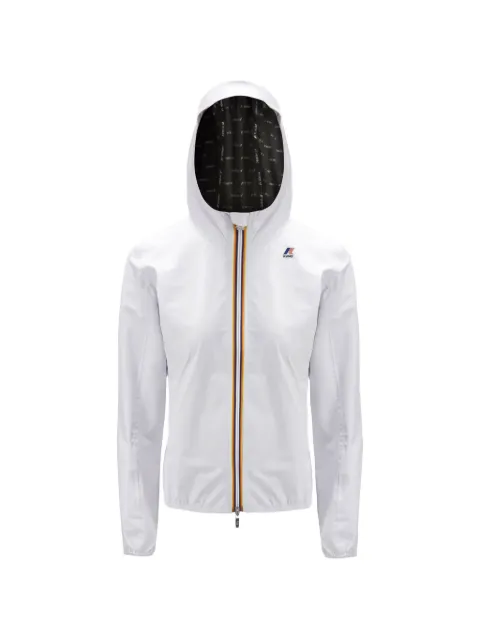K-Way Lily Plus.2 hooded zip coat White K00BDK0BIANCO
