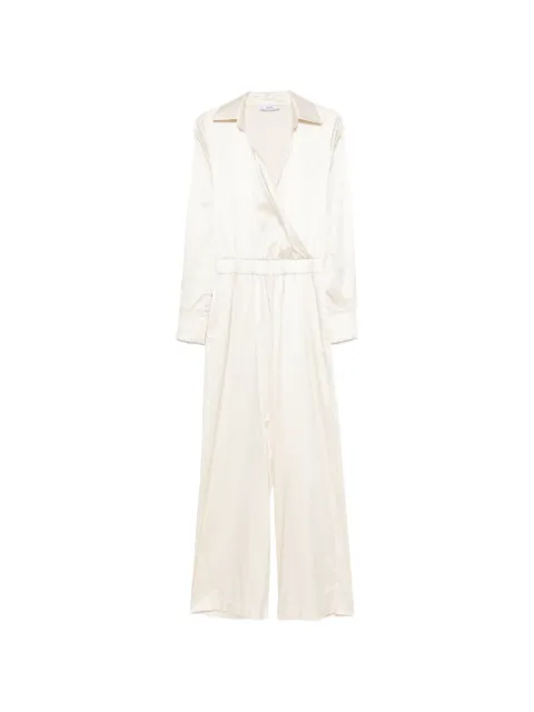 JIJIL elasticated-waistband jumpsuit Neutrals JPE22TU457