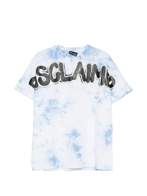 DISCLAIMER tie-dye logo-print T-shirt White 22EDS51557BIANCO